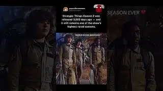 Stranger Things Season 2 was released 3,008 days ago and remains a fan favorite #ST2 #st5