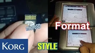 format SD card micro SD style song korg pa 500 tresno lead