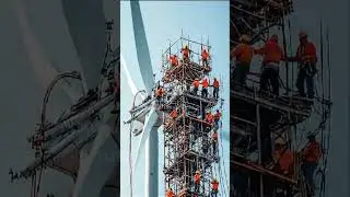 Wind Turbine Suddenly Activates &ndash; Workers Panic on Top!