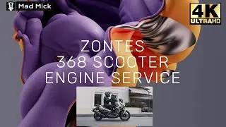 ALL ZONTES 368 MODEL SCOOTERS ENGINE OIL AND FILTER SERVICE LETS D.I.Y. SAVE MONEY ON DEALER COSTS