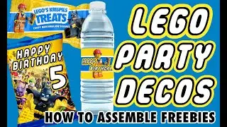 FREE LEGO PARTY DECORATION PRINTABLES HOW TO ASSEMBLE