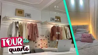 TOUR PELO MEU QUARTO NOVO!! Mostrei todos os detalhes