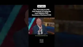 Sen. Mark Kelly SLAMS Pete Hegseth for being the most UNQUALIFIED Secretary of Defense EVER