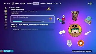 Fortnite X South Park : Member CHALLENGE THURSDAY???
