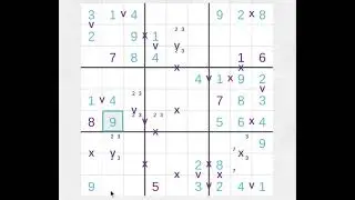 Hard Level XV Sudoku Gameplay #1