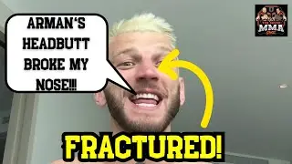 🔥 Dan Hooker Reveals Tsarukyan Headbutt Broke His Nose (Ariel Interview)