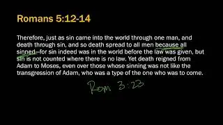 Romans 5:12-14