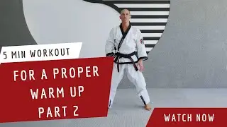 Warm up properly Part 2 with this 5-Minute YU Taekwondo Workout I YU Taekwondo