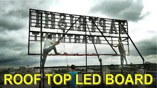 How to Install  Building Hights 3D Acrylic letter Sign Board | Design Dceor | Agra
