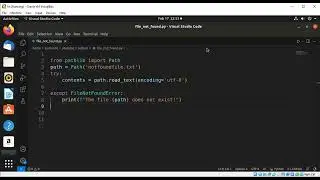 How to Handle the FileNotFoundError Exception in Python