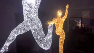 Gold and Silver Wire Sculptures by Michael Gard