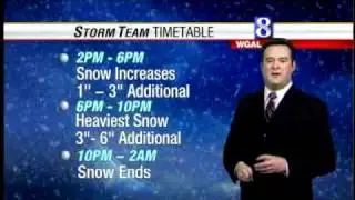 Matt Ritter Takes A Look Ahead At Round 2 Of Snow Storm
