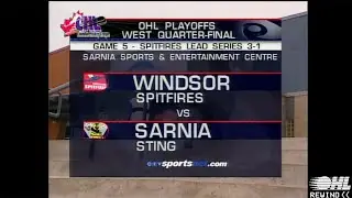 OHL Rewind - Friday Night Hockey: Windsor Spitfires @ Sarnia Sting - April  2nd, 2000