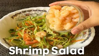Освежающий салат с креветками | Простой и полезный рецепт | Рахима Али