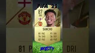 JADON SANCHO FIFA EVOLUTION🔥😂 #fifa #football #shorts #fifa23 #viral
