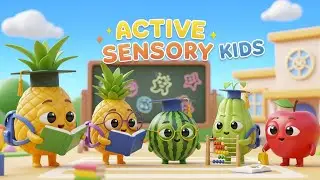 Learning Fruits & Animals 🍎🐯🥬🐰 - Fun Active Sensory Activities | Active Sensory Kids