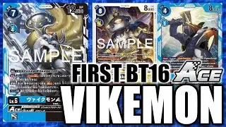 De-Digivolve and freeze with VIKEMON ACE!! | Digimon Card Game BT16 News (Beginning Observer)
