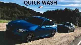 How I QUICK WASH My BMW M235i (30min Process)