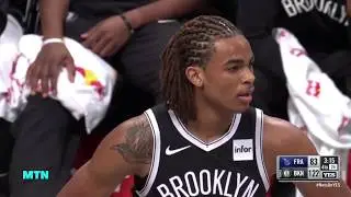 Nets Rookie Nicolas Claxton NBA Debut Highlights