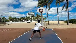 I Played Basketball on the Beach in Florida 