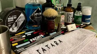 Unscented vegan base by Barrister and Mann - Ghiaccio aftershave splash by XfleX Edelstein -Italico