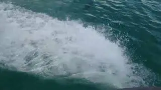 Maldives seaplane landing in the water  at Male Airport 