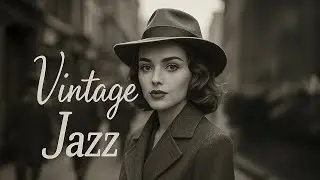 Jazz Night with Old Hollywood Style Glam Diva 🎷Timeless Music. 1950s Vintage Jazz Club. jazz Songs