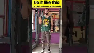 Bicep dumbell curls proper way of doing it .