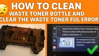 ⚠️ Fujifilm C3060: Waste Toner Full? Clean & Fix It Fast! 🔧