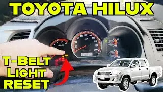 Toyota Hilux N70 TIMING BELT LIGHT RESET || How to Reset N70 Hilux TIMING BELT LIGHT || FULL GUIDE