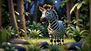 The Zebra Who Wore Pajamas 🦓🛌 | Whimsical Nursery Rhyme for Kids