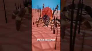 Как клещи сосут вашу кровь 😱