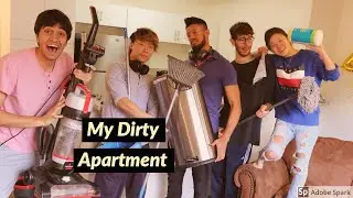 Cleaning The Apartment With My Roommates VLOG 2.0 | Nand Javia