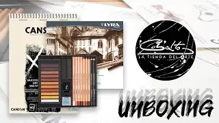 {UNBOXING} Lyra Brown Set + Canson XL Sand Grain - Cobalto Art Center