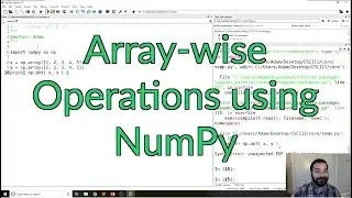 Array-wise Operations in NumPy