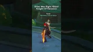 Diluc Was Right About Knight Of Favonius