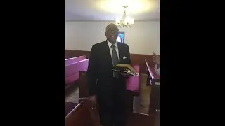 Maceo Johnson at Spring Hill Church