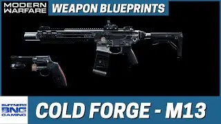 Cold Forge M13 Weapon Blueprint  - Call Of Duty Modern Warfare