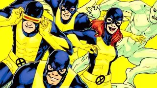 Original X-Men (O5) in Danger Room & Vs Magneto
