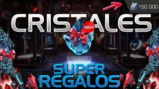 150,000 RUNAS EN CRISTALES DE SUPER REGALOS | 500 CRISTALES | MI REGALO DE NAVIDAD en MCOC