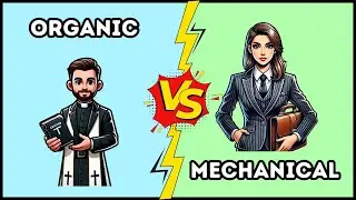 Mechanical Solidarity Vs Organic Solidarity (3 Minute Explanation)
