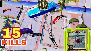 15 Kills!!😱 NEW SEASON SUPER AGRESSIV RUSH GAMEPLAY 🥰Pubg mobile 