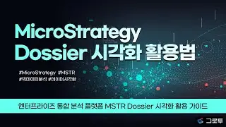 MicroStrategy Dossier 시각화 활용 가이드