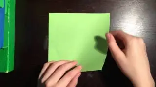 ORIGAMI CRANE  (Flaps it's wings when you pull it's tail.)