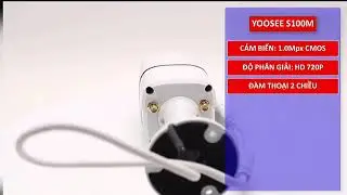Camera Gi&aacute;m S&aacute;t Ngo&agrave;i Trời Yoosee 2 R&acirc;u S100M Full 720HD