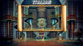 Beauty and the Beast - Library Scene - One Line Multilanguage