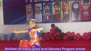 State level Balotsav Winner from Winfield High School, Khammam