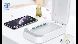 USB Charging UVC Sterilizer Box UVC Light Incense Sanitizer for Mask/Phones/Keys/Accessories(EM-U01)