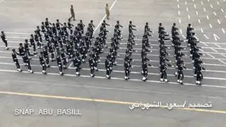 بروفات العرض العسكري لدورة 101 بمركز تدريب الدفاع المدني بالرياض