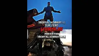 Sub-Zero vs Predator #subzero #vs #predator #mortalkombat1 #youtubeshorts #shorts #fpyシ #fps